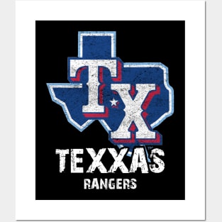 Texas - Rangers - TX Posters and Art